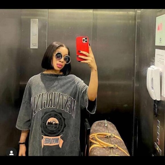 Oversized Graphic Tee Black Acid Wash Unisex L, M, XL - Picture 2 of 3